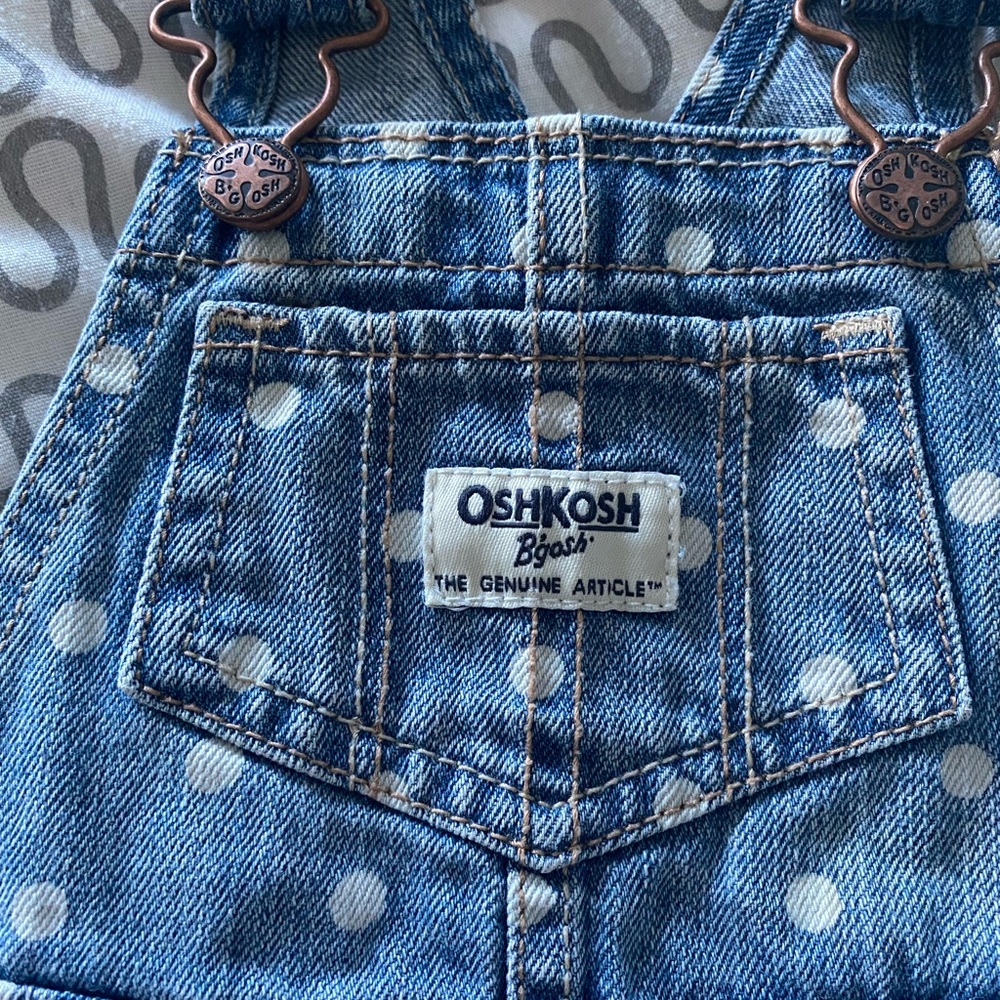 Baby girl overalls . 12 M. Excellent condition